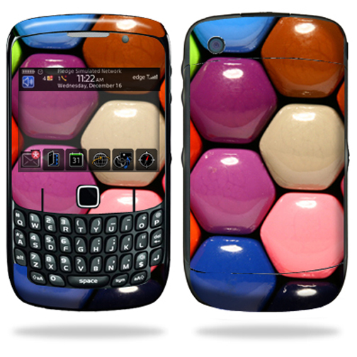 Skin Decal Wrap Compatible with Blackberry Curve 8500 8520 8530 Honey Comb