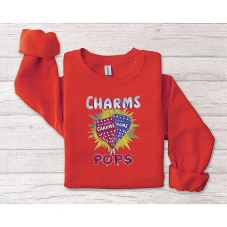 TeeMint39 Tootsie Roll Charms Pops Brands T-Shirt  SW  Hoodie Candy Lollipop Logo Graphic Design Style Unisex  up to 5XL