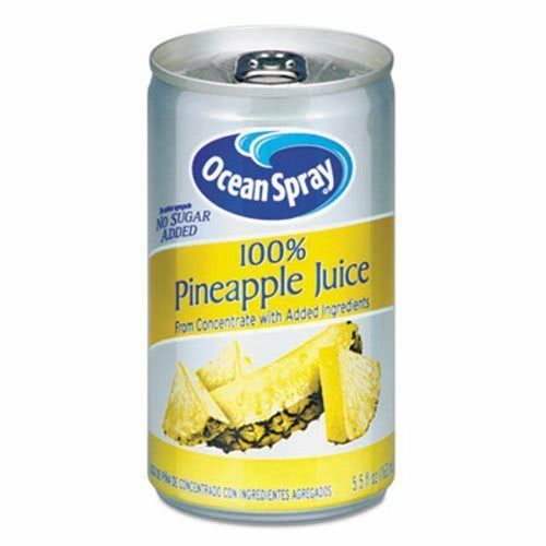 Ocean Spray 100% Juice, Pineapple, 5.5 Oz Can (OCS20454)