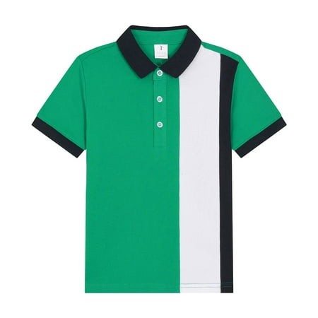 Boys Tops for Toddler Kids Girls Boys Short Classic Loose Short Tunic Tops Soft Blouse Sleeve T Shirt Tee Tops Clothes Casual Tops Green 140(6-7 Years
