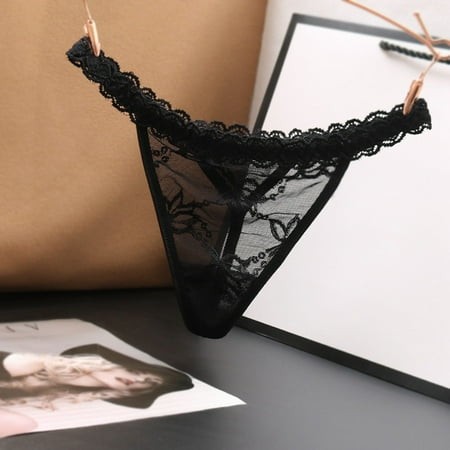 Sexy European Open Low Waist Sexy Women S Underwear One Thread Women S T Shirts Thong Barely There Bras for Women 4742