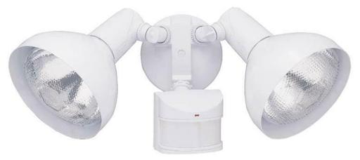 Heath Zenith HZ-5105-WH Creepzone Motion Security Floodlights, White