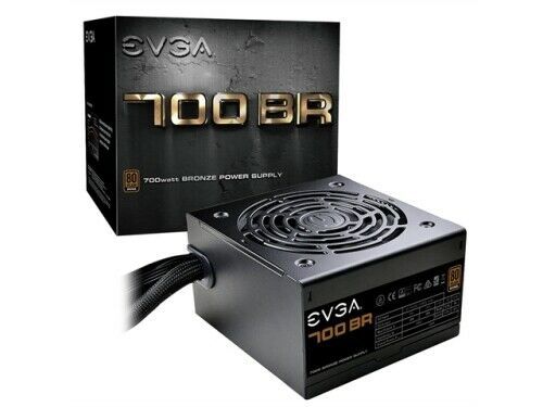 EVGA Power Supply 100-BR-0700-K1 700 BR 700W 80+BRONZE 12V PCI Express 120mm