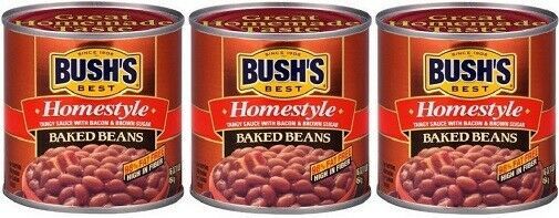 Bushs Best Homestyle Baked Beans 3 Can Pack