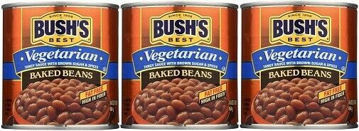 Bushs Best Vegetarian Baked Beans 3 Can Pack
