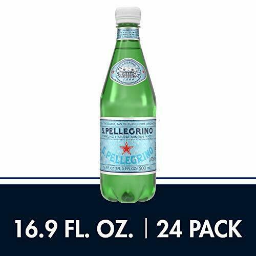 S.Pellegrino Sparkling Natural Mineral Water, 16.9 Fl Oz. (24 Count)