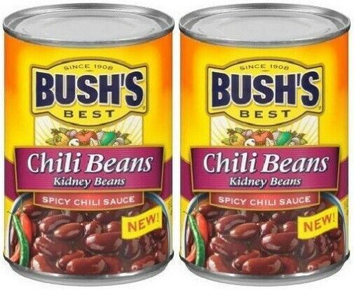 Bushs Best Spicy Chili Kidney Beans 2 Can Pack