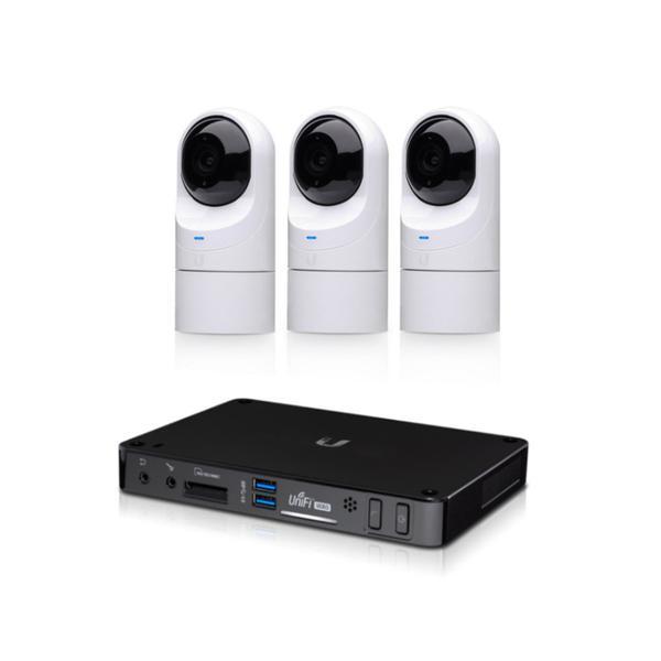 Ubiquiti Networks - UniFi Sicherheits-Bundle, 3x Uvc-G3-Flex, 1x Uvc-Nvr-2Tb