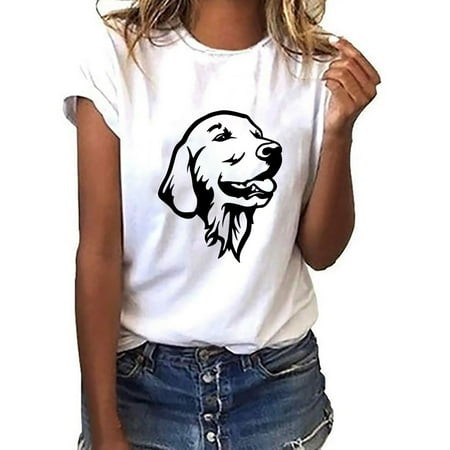 YunLCZ Women S Button Down Shirts Women S Fashion Casual Floral Print Button Down Short Sleeve Top T Shirt Spring Summer Outfits 3443