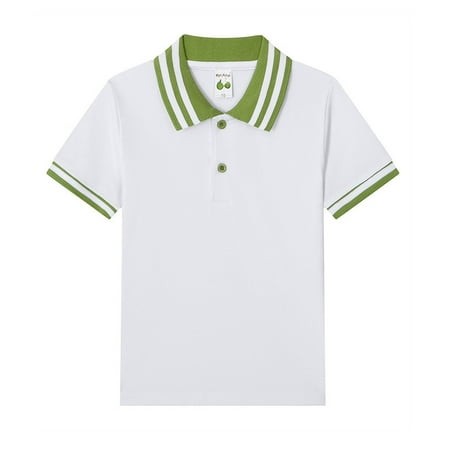 Boys Tops for Toddler Kids Girls Boys Short Classic Loose Short Tunic Tops Soft Blouse Sleeve Solid T Shirt Tee Tops Clothes Casual Tops Green 165(11-
