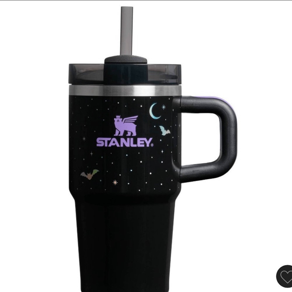 Stanley Halloween 20oz H2.0 Flowstate Quencher Tumbler in Spellcast Black. NWT!