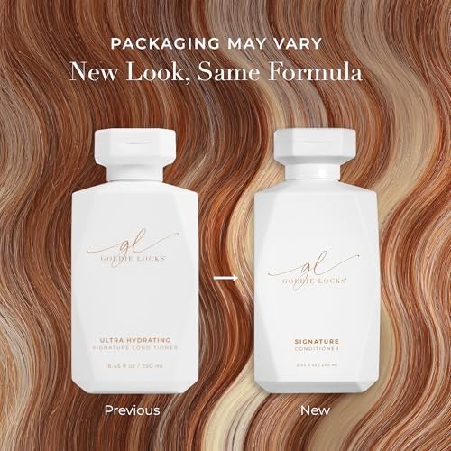Goldie Locks Ultra Hydrating Conditioner - Moisturizes Frizz and Split Ends - Sulfate Free - Safe for Extensions and Color-Treated Hair - Protein-Free thumbnail