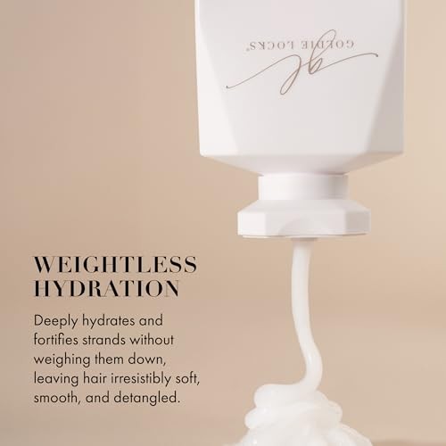 Goldie Locks Ultra Hydrating Conditioner - Moisturizes Frizz and Split Ends - Sulfate Free - Safe for Extensions and Color-Treated Hair - Protein-Free thumbnail
