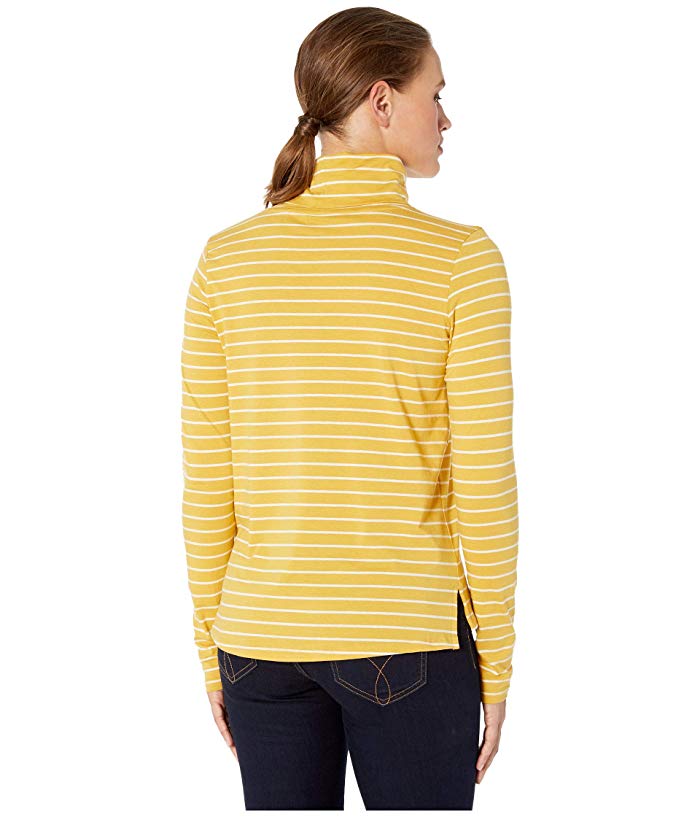 Toad&Co Maisey Long Sleeve T-Neck (Golden Hour Stripe) Women's Clothing thumbnail