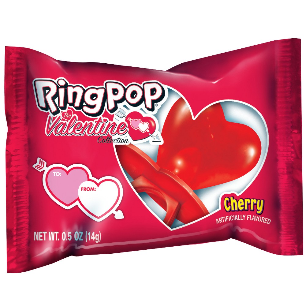 Ring Pop Valentine's Day Candy - 0.5oz