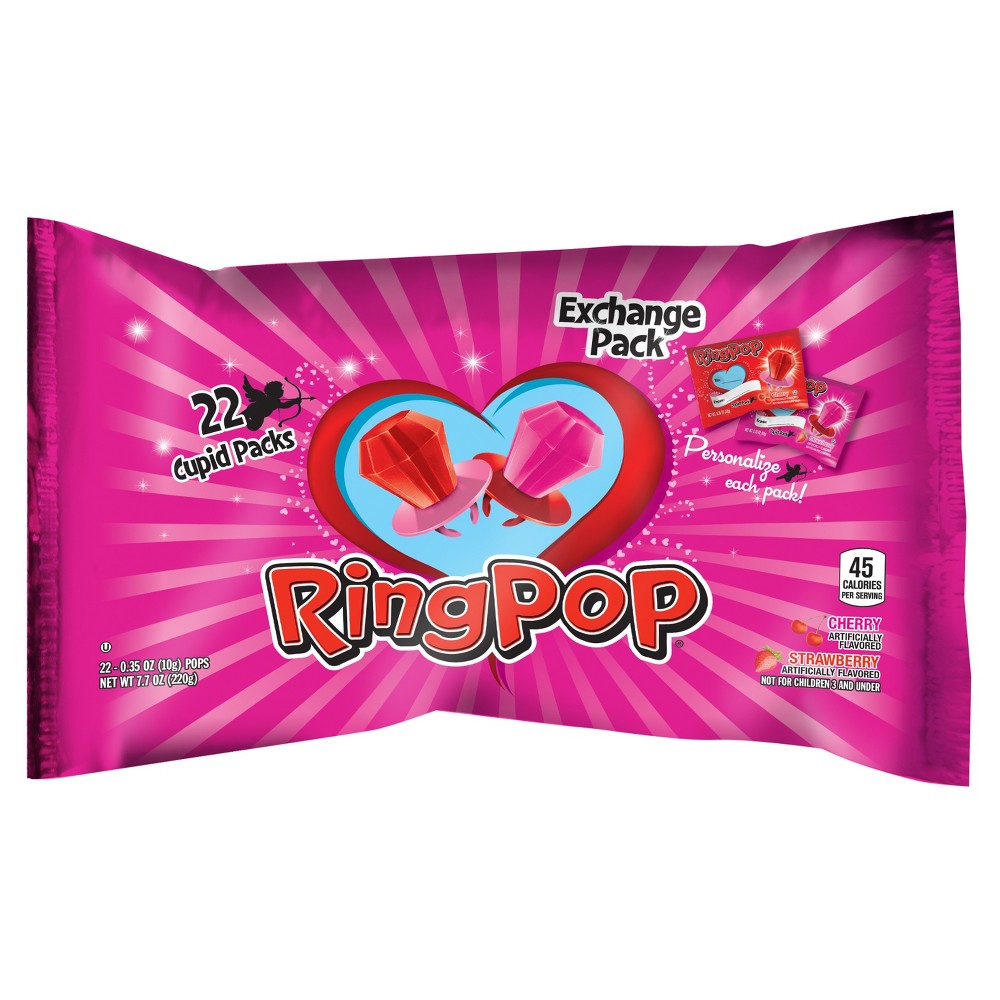 Ring Pop Valentine's Day Laydown Bag - 22ct/7.7oz