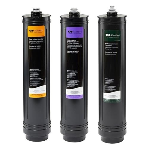 Kinetico K5 Systems, 3 Cartridge Set (Part No. 9461 PURPLE, 9306 ORANGE & 12752 GREEN RO)