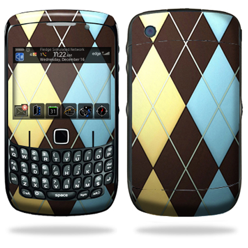 Skin Decal Wrap Compatible with Blackberry Curve 8500 8520 8530 Argyle