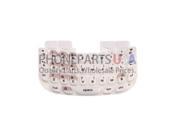 For Blackberry Curve 8520 8530 Keyboard - White - All Repair Parts USA Seller
