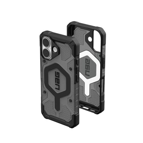 UAG iPhone 17 Case Pathfinder Clear - Compatible with MagSafe Military Grade Protective Cover  Ash/Black