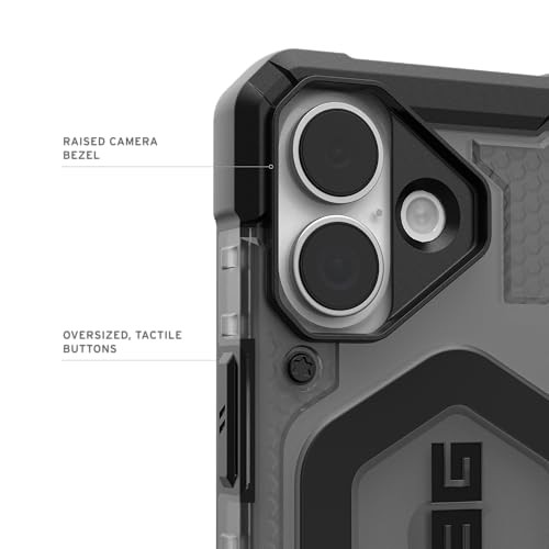 UAG iPhone 17 Case Pathfinder Clear - Compatible with MagSafe Military Grade Protective Cover  Ash/Black thumbnail