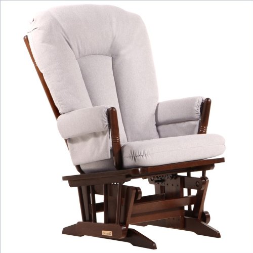 Dutailier Coffee / Light Grey 2-post Glider thumbnail