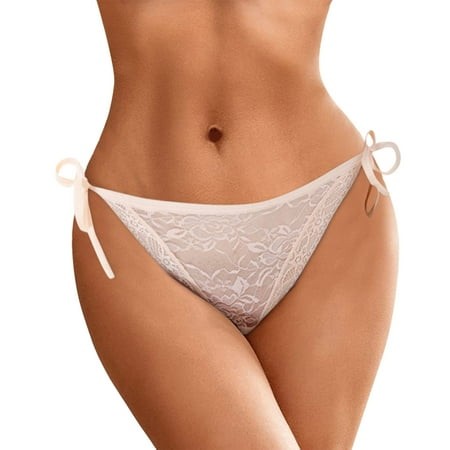TYGHBN Womens Seamless Panties Sexy Bikini Panties Lace Ladies High Waist Low Waist Panties Barely There Bras for Women 4742 Plus Size Panties for Wom