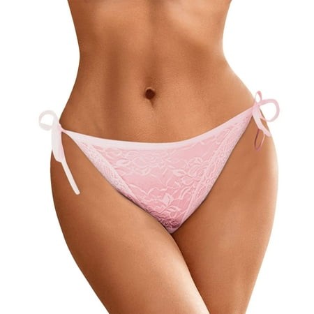 TYGHBN Womens Seamless Panties Sexy Bikini Panties Lace Ladies High Waist Low Waist Panties Barely There Bras for Women 4742 Plus Size Panties for Wom