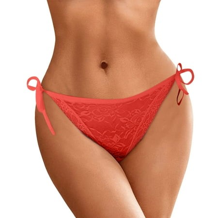 TYGHBN Womens Seamless Panties Sexy Bikini Panties Lace Ladies High Waist Low Waist Panties Barely There Bras for Women 4742 Plus Size Panties for Wom