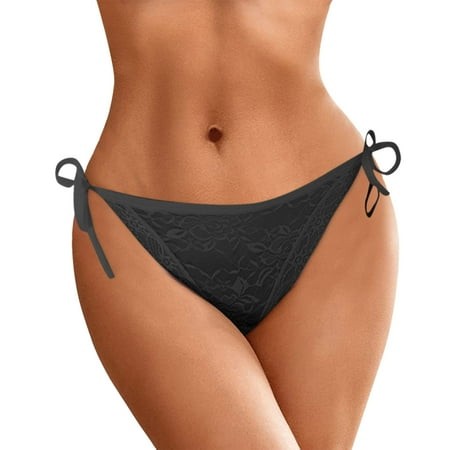 TYGHBN Womens Seamless Panties Sexy Bikini Panties Lace Ladies High Waist Low Waist Panties Barely There Bras for Women 4742 Plus Size Panties for Wom