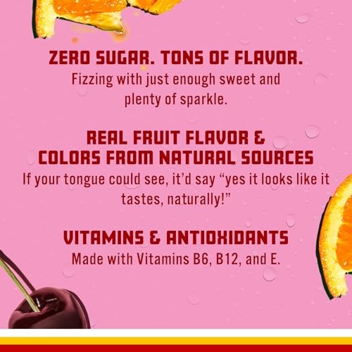 Sparkling Ice Fruit Punch Sparkling Water, with Antioxidants and Vitamins, Zero Sugar, 7.5 Fl Oz Cans (3/10 Pack) thumbnail