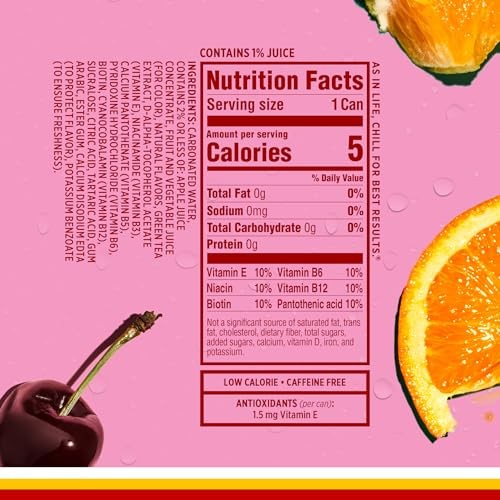 Sparkling Ice Fruit Punch Sparkling Water, with Antioxidants and Vitamins, Zero Sugar, 7.5 Fl Oz Cans (3/10 Pack) thumbnail