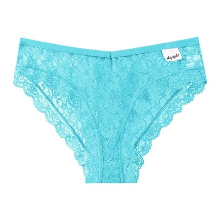 Women Lace Panties Mid Waist Breathable Sexy Hollow Underwear for Boys 12 Years Barely There Bras for Women 4742 Ladies Panties Size 6 High Cut High W