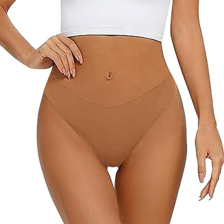 TYGHBN Women S Low Waisted Ice Silk Seamless Crotch Breathable T Shaped Large Underwear Women Underwear Barely There Bras for Women 4742 Underwear for