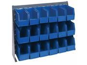 Quantum Storage Systems QBR-3619-230-18 Bench Racks & Louvered Panels with Bin Complete Unit Blue