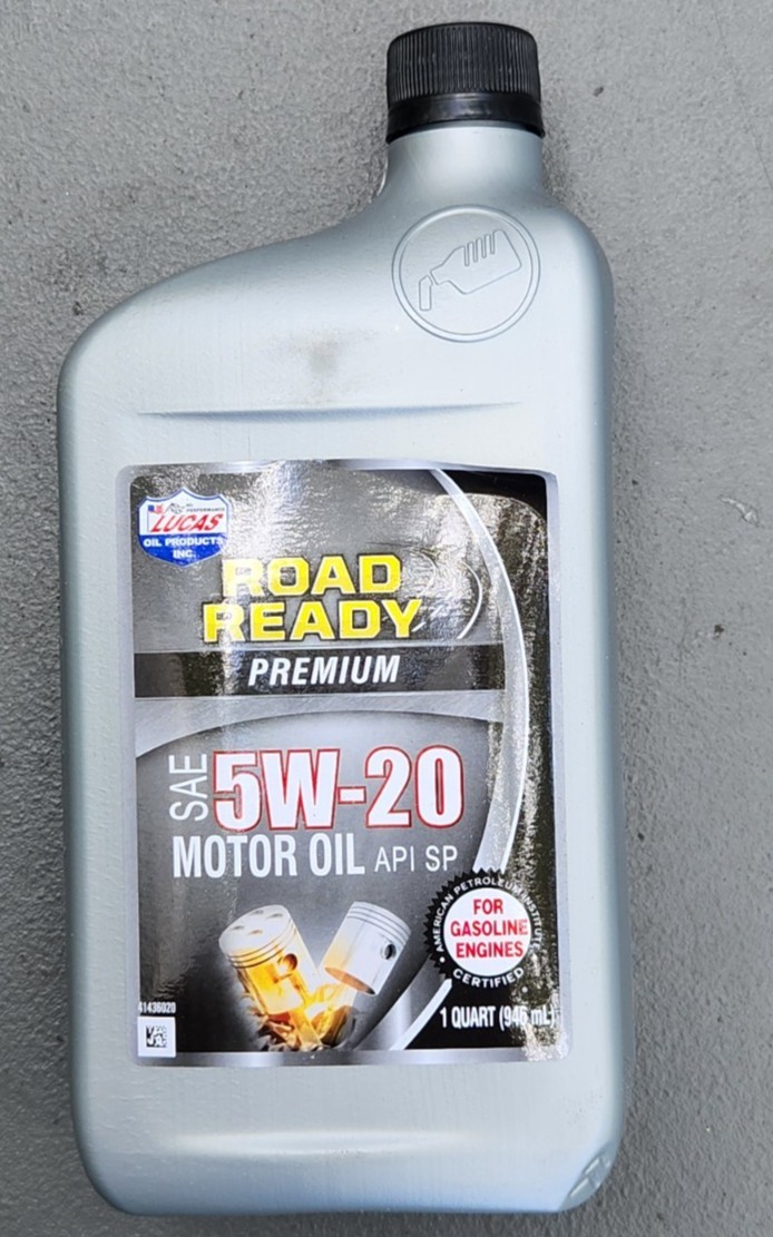 (6 Pack) Lucas Oil Road Ready  SAE 5W-20 Motor Oil API SP  1 Quart