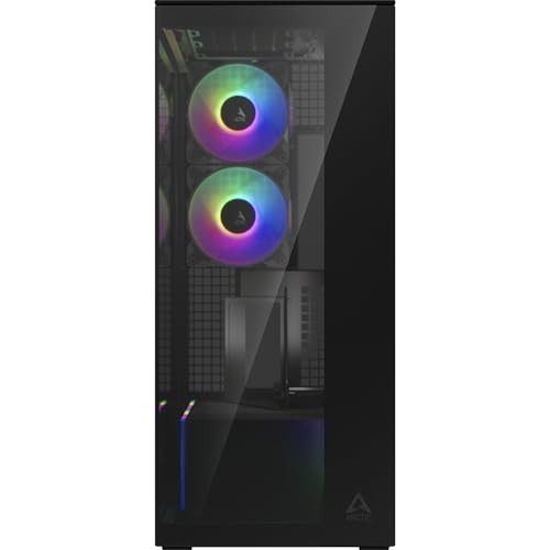 ARCTIC Xtender VG (Mirror Black) Premium E-ATX PC Case with Vertical GPU Mounting thumbnail