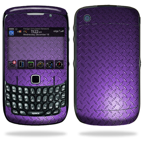 Skin Decal Wrap Compatible with Blackberry Curve 8500 8520 8530 Purple Dia Plate
