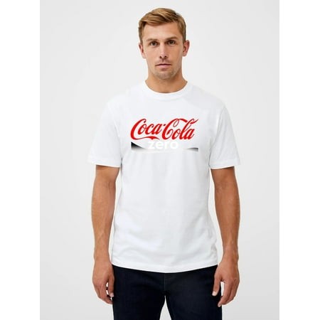 Coca Cola Zero Mens Black Sugar Free Coke No Calories Refreshing Soda Pop T-Shirt V51362  for Men & Women  up to Size 5XL