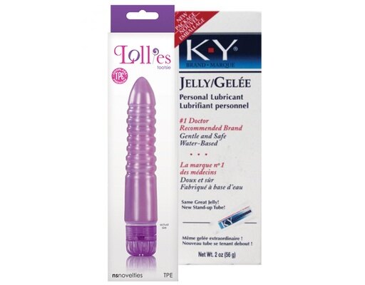 Lollies Tootsie Purple and a K-Y Jelly 2oz. Tube