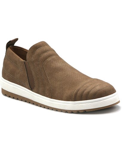 Mootsies Tootsies Womens Giggle Fashion Sneakers Faux Leather Slip on
