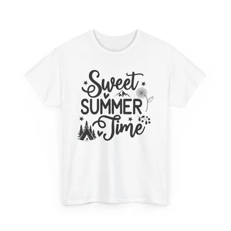 100% Cotton Tshirts Men Tee Sweet Summer Time T-Shirt | Nature Beauty & Vibrant Colors Tee | Spring Vibes