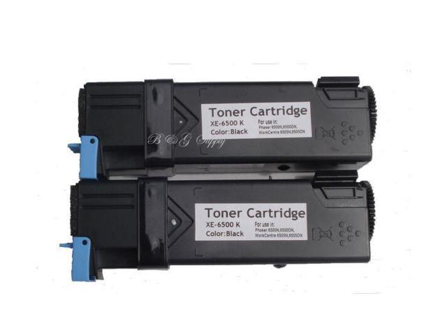 2PK Black Replace Toner for XEROX 106R01597 Phaser 6500 6500n Workcentre 6505