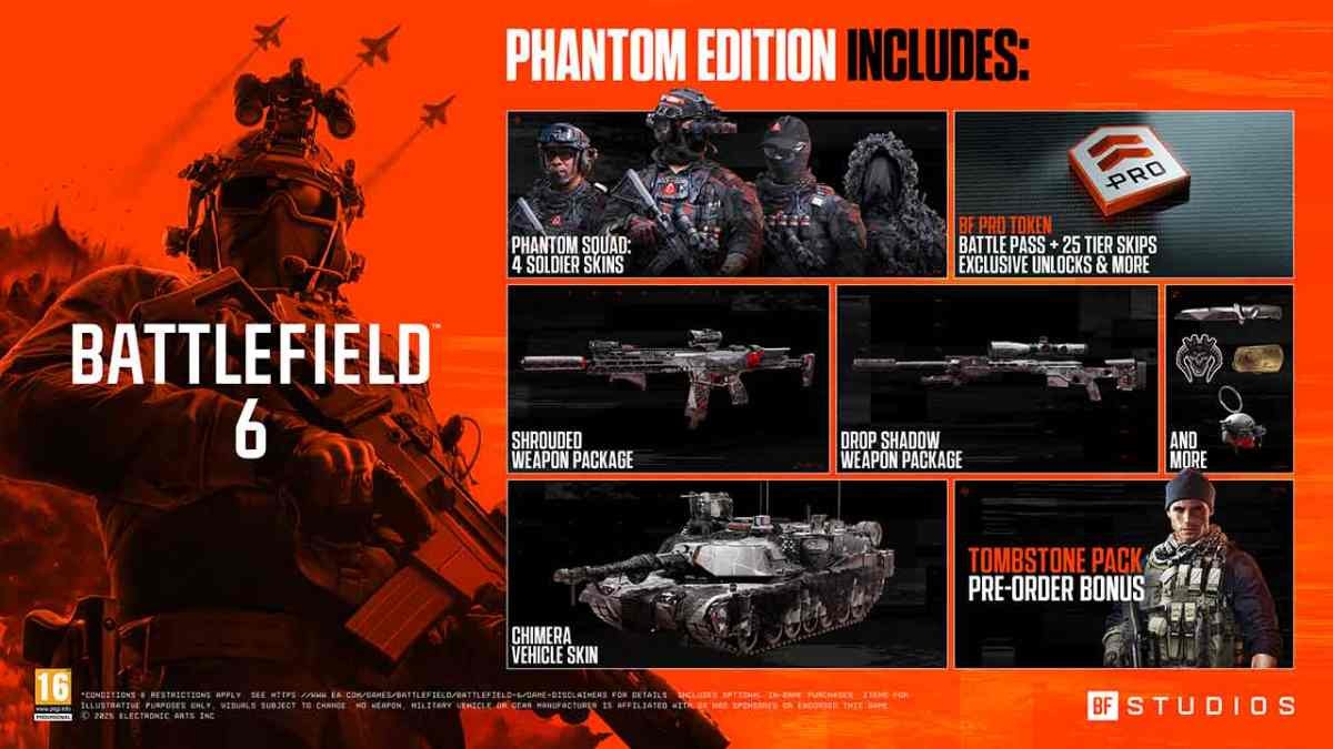 Battlefield 6 Phantom Edition - PS5 thumbnail