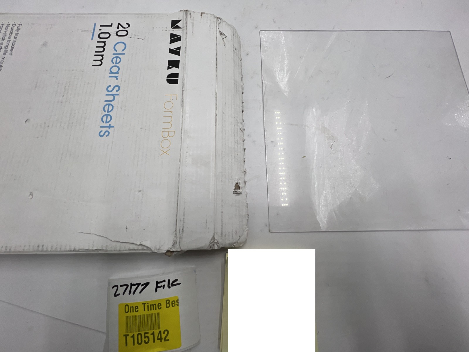 Box of 20 Mayku FormBox Clear Sheets 1.0mm Slight Flex and Non-stick Surface thumbnail