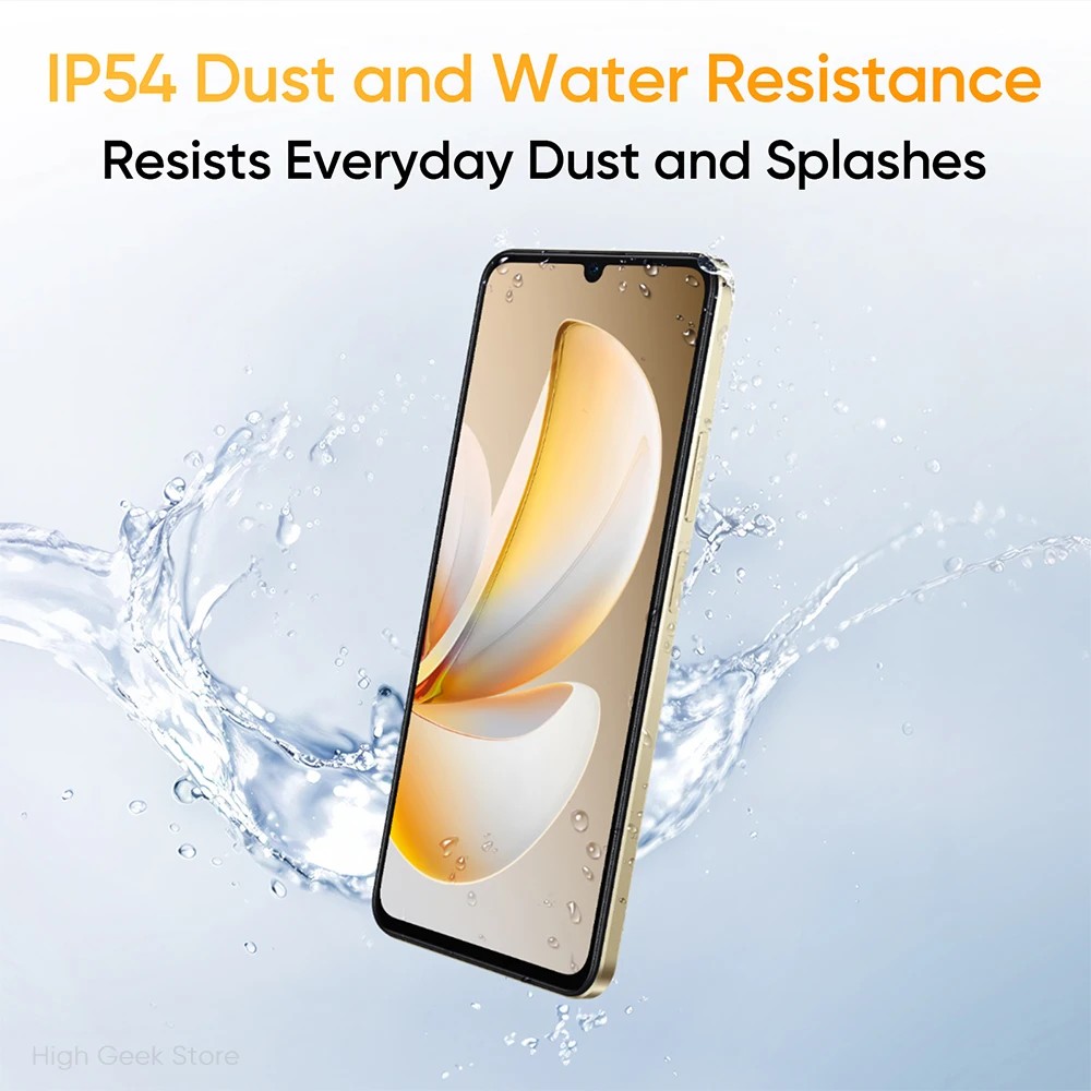 Globale Version Realme Note 70T Smartphone 6,75 Zoll 90 Hz Bildschirm 6000 MAh Akku 13 MP Al-Kamera Octa-Core-Chipsatz IP54 Staub- Und Wasserschutz thumbnail
