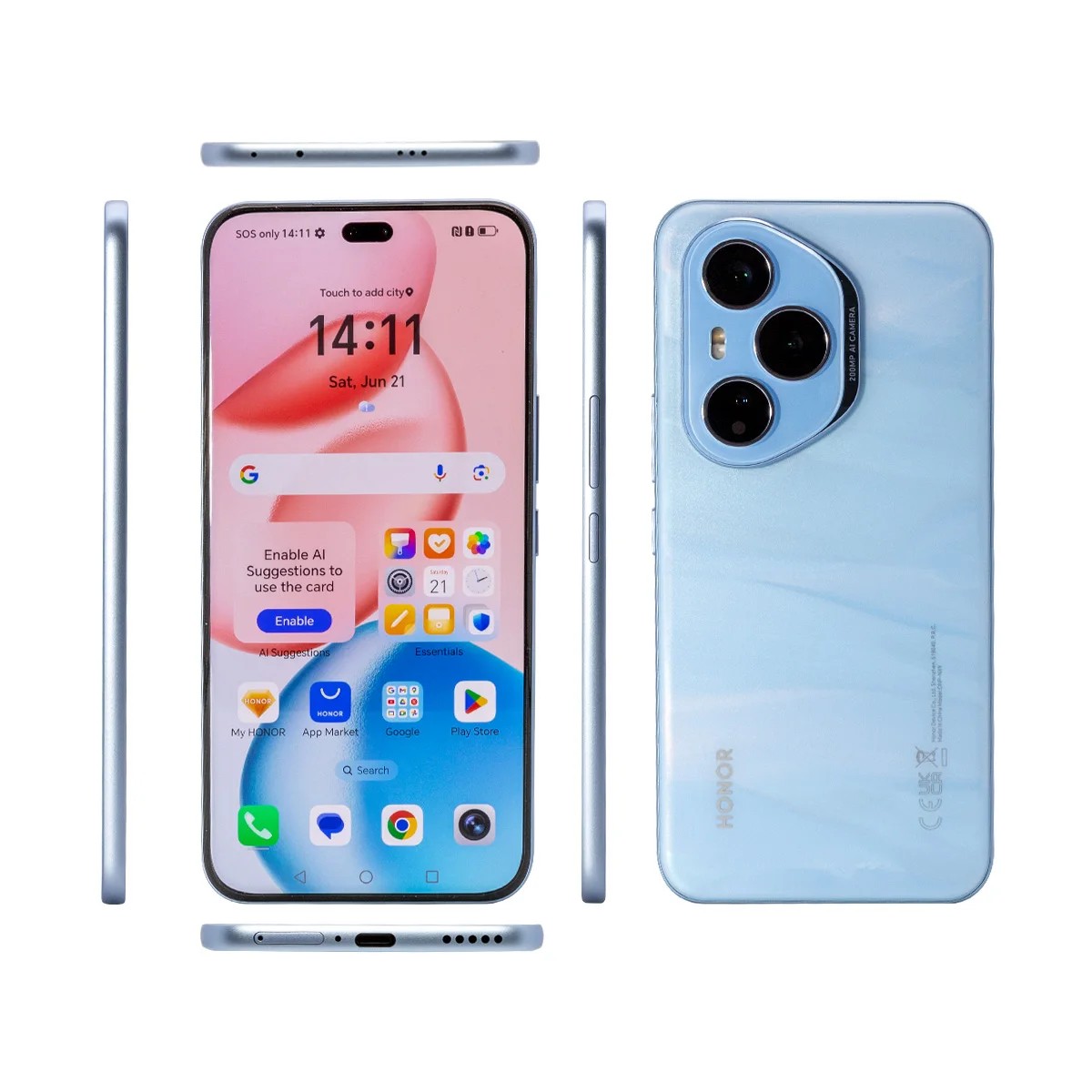 2025 HONOR 400 Pro Global Version 5G Smartphone Snapdragon 8 Gen 3 120Hz 6.7