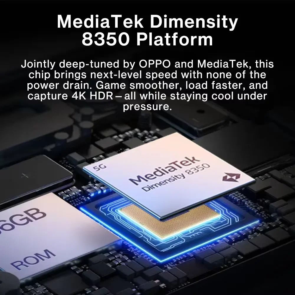OPPO Reno14 5G Smartphone 120 Hz AMOLED-Bildschirm 1256 X 2760 Pixel, MTK Dimensity 8350, 50 MP OIS-Kamera 6000 MAh Akku 80 W SUPERVOOC, Bluetooth 5.4 thumbnail