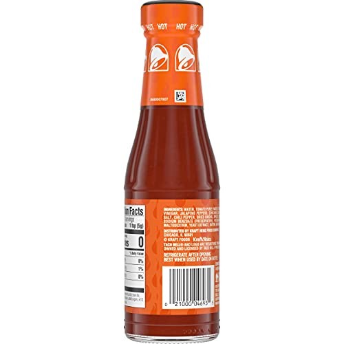 Taco Bell Hot Sauce (12 Ct Pack, 7.5 Oz Bottles) thumbnail