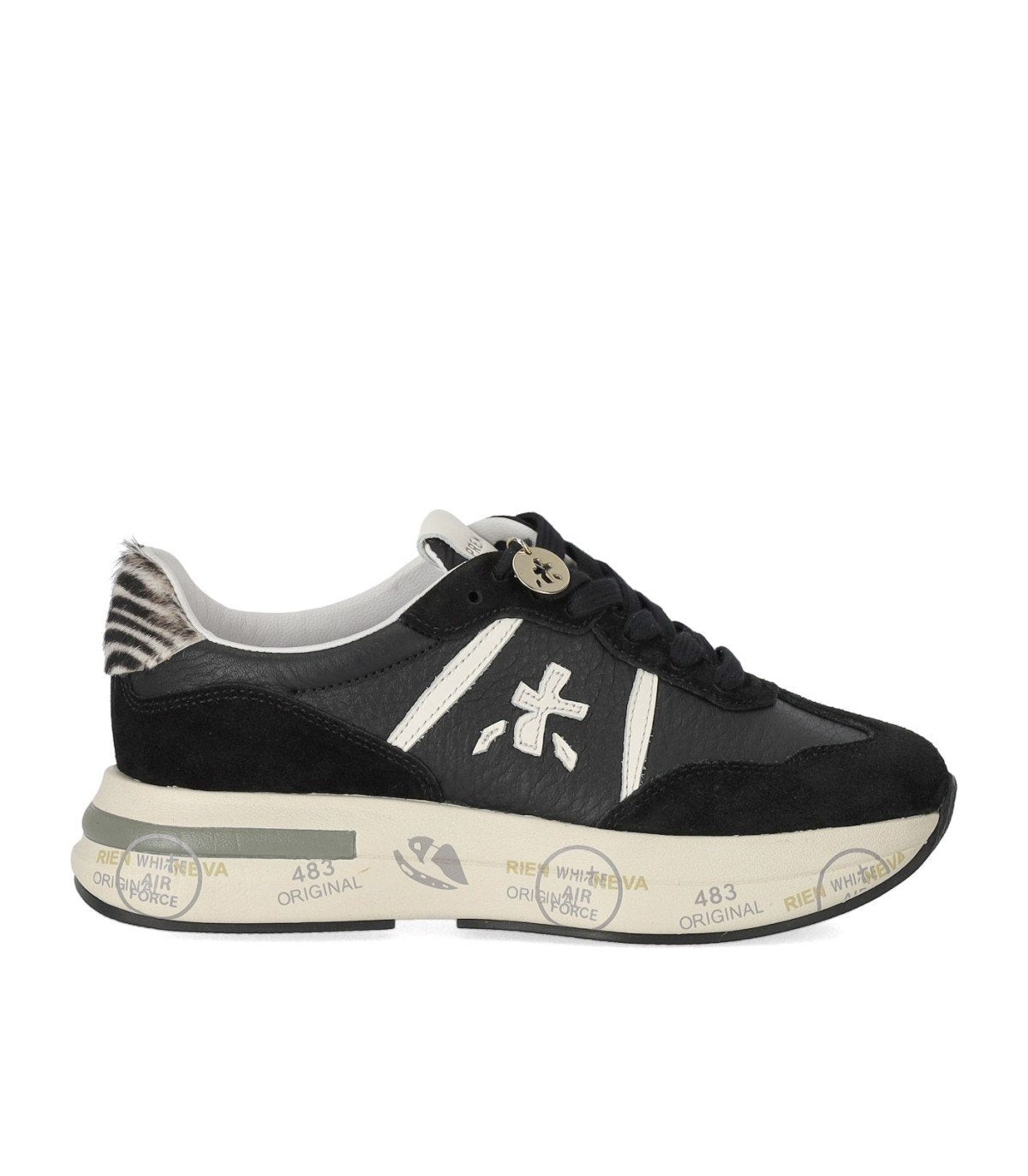 Premiata, Sneakers, Female, Black, 7 UK, Cassie 7681